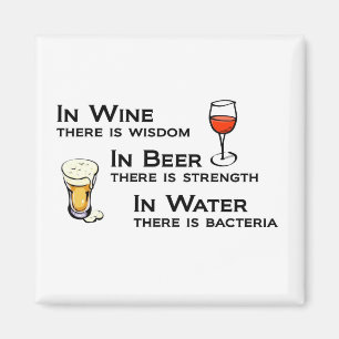 Aimant pour des amants de vin et de bière, avec