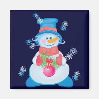Aimant pour enfants Snowman pour les cadeaux