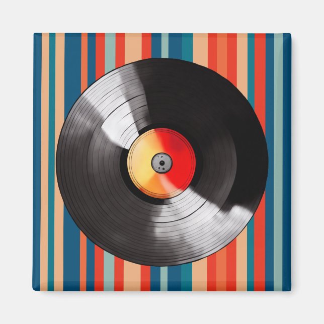 Aimant pour enregistrement vinylique (Devant)