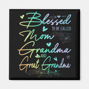 Aimant Pour Être Appelé Maman Grand-Mère Et Grande Grand-