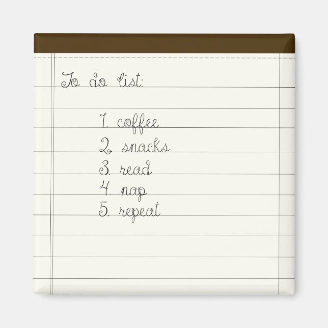 Aimant Pour faire la liste (Devant)