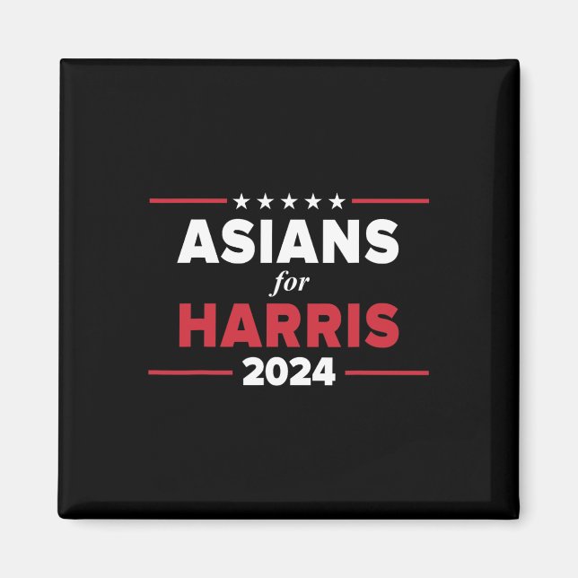 Aimant Pour Harris 2024 Kamala Harris Pour Président (Devant)