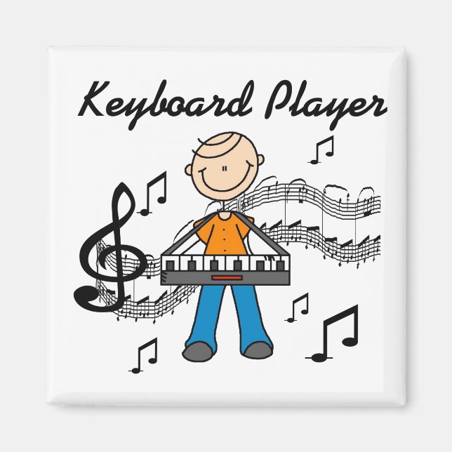 Aimant pour joueur de clavier (Devant)