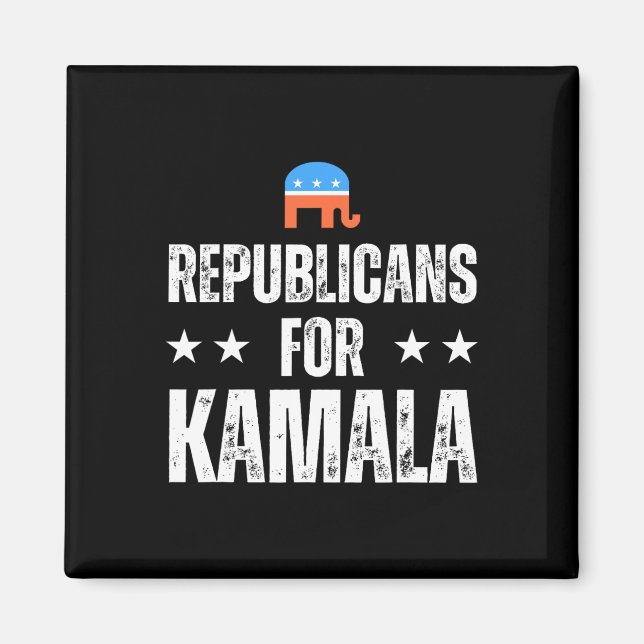 Aimant Pour Kamala Harris (Devant)