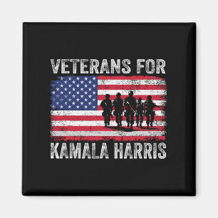 Aimant Pour Kamala Harris 2024 Élection Drapeau américain