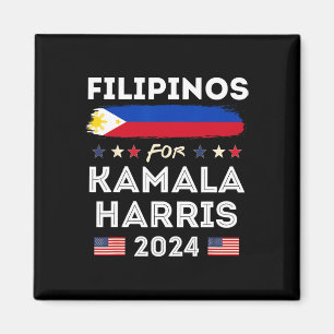 Aimant Pour Kamala Harris 2024 Philippines Drapeau patrio