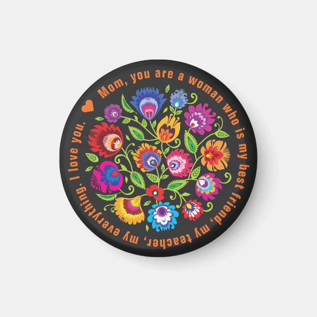 Aimant Pour la composition du folklore polonais mère (Devant)