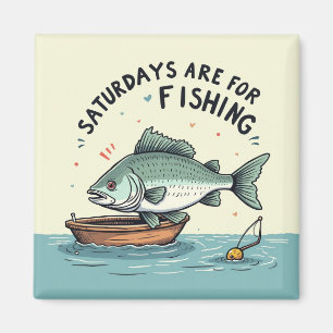 Aimant pour l'ambiance pêche du samedi