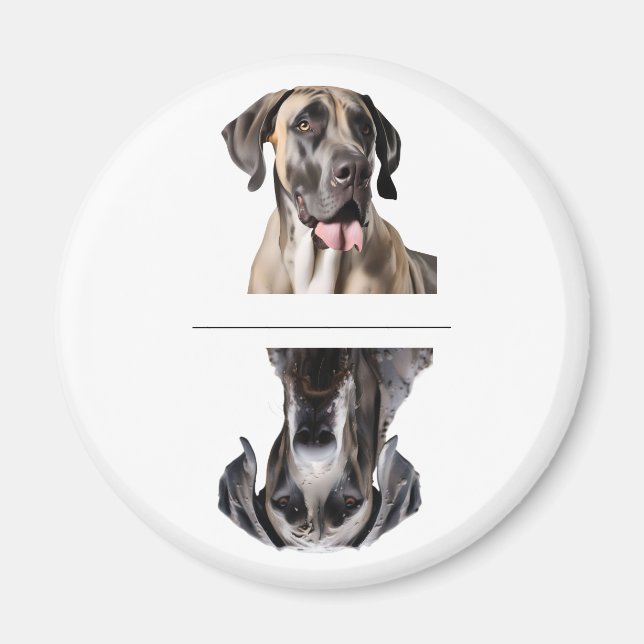 Aimant pour lave-vaisselle Great Dane de couleur s (Devant)
