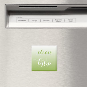 Aimant pour lave-vaisselle propre ou sale Apple-Gr