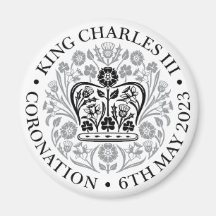 Aimant pour le couronnement 2023 - Noir