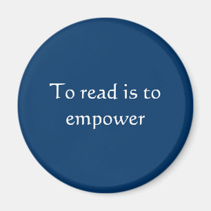 Aimant Pour lire, il faut donner du pouvoir/Réserver Love