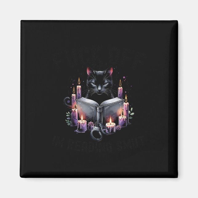 Aimant Pour moi Off I39m Lecture Smut noir livre chat Lov (Devant)