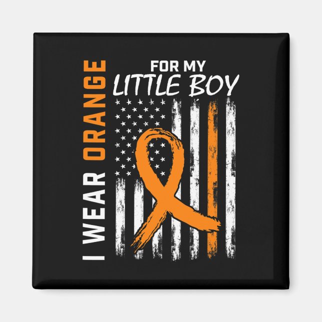 Aimant Pour Mon Fils Petit Garçon Leucémie Cancer Sensibi (Devant)