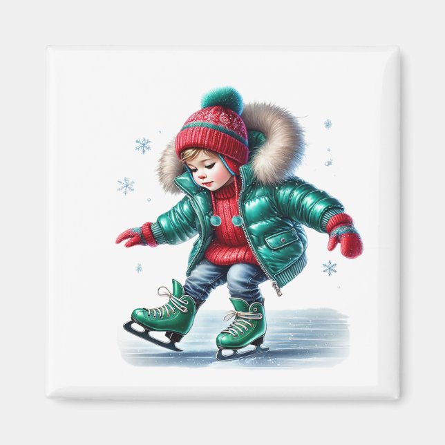 Aimant pour patineur   (Devant)