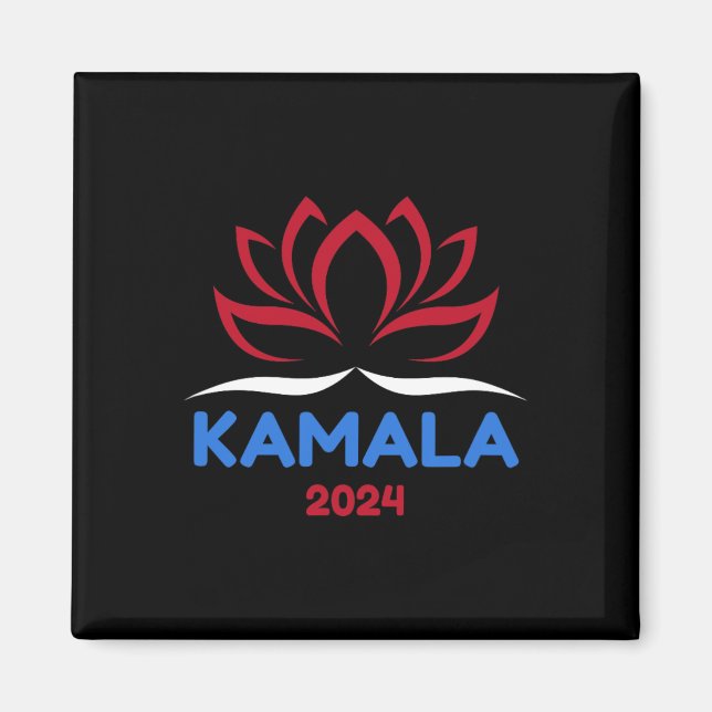 Aimant Pour Président 2024 Sanskrit Lotus Design (Devant)