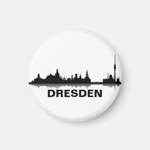 Aimant pour réfrigérateur de Dresden Skyline
