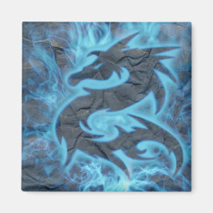 Aimant pour réfrigérateur Flamme de Dragon Fantast