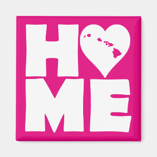 Aimant pour réfrigérateur Hawaii Home Heart State