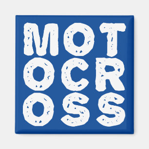 Aimant pour réfrigérateur moto cross géant logo Di