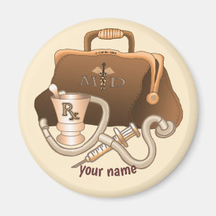 Aimant pour sac Médicale docteur