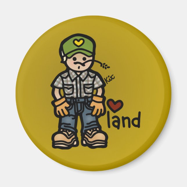 aimant pour tracteur. (Devant)