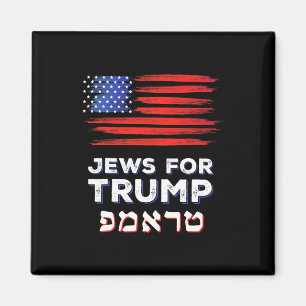 Aimant Pour Trump 2024 Israel Usa Hébreu Election Jewish 