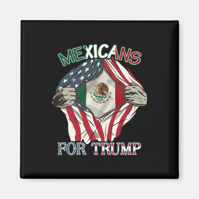 Aimant Pour Trump 2024 Mexique États-Unis (Devant)