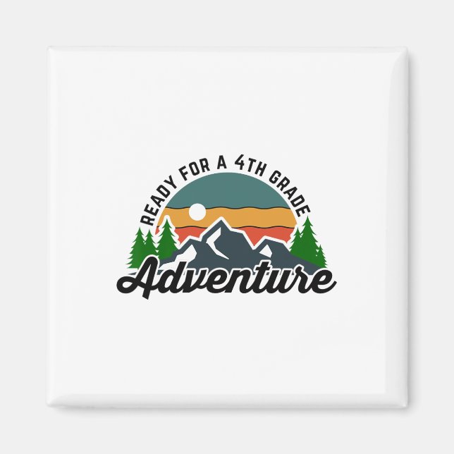 Aimant Pour Une Aventure De 4E Année Première Journée Ret (Devant)