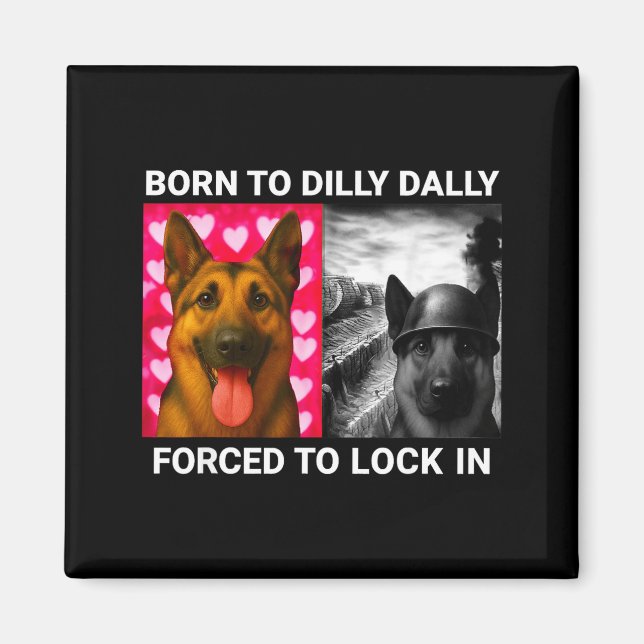 Aimant Pour une chemise née Dilly Dally Verrou forcé (Devant)