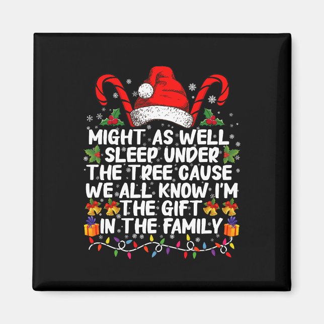 Aimant Pourrait Aussi Dormir Sous Le Cadeau De Noël Arbre (Devant)