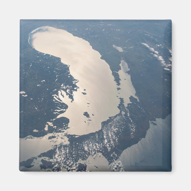 Aimant Poutres Sunglint Au Bord Du Lac Michigan (Devant)