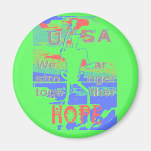 Aimant Power ECO USA Hillary Hope Nous sommes plus forts 