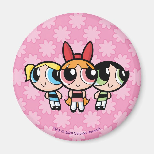 Aimant Powerpuff Girls : Sucre, épices et tout Nice (Devant)