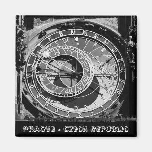 Aimant Prague, Horloge astronomique No. 4 (Fridge Magnet)