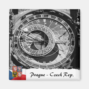 Aimant Prague, horloge astronomique, place de la Vieille-