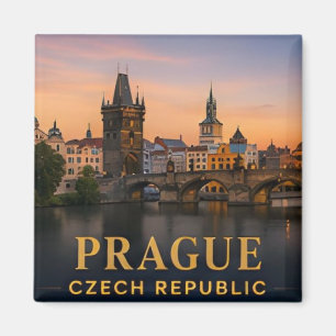Aimant Prague République tchèque Destination de voyage hi