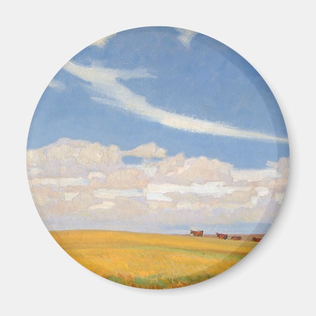 Aimant Prairie après l'orage par Maynard Dixon, Art ancie (Devant)