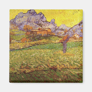 Aimant Prairie dans les montagnes par Vincent van Gogh