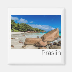 Aimant Praslin Seychelles Island Anse Lazio Beach Cadeau