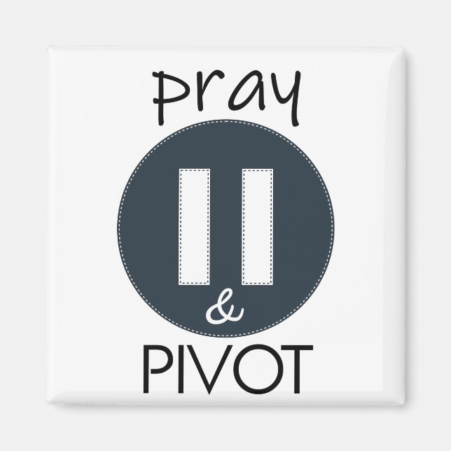 Aimant Pray Pause PIVOT (Devant)