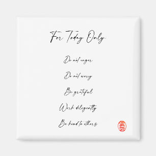 Aimant Préceptes, principes du Reiki