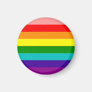Aimant Premier drapeau Gay pride arc-en-ciel