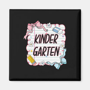Aimant Premier Jour D'école Fillette Coquette3