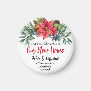 Aimant Premier Noël dans notre nouvel ornement