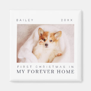 Aimant Premier Noël de l'animal de compagnie dans Forever