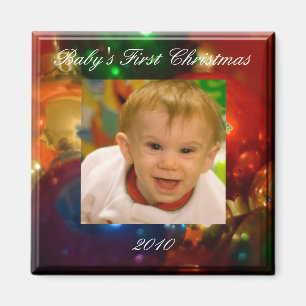 Aimant Premier Noël du bébé