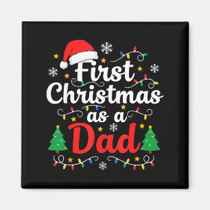 Aimant Premier Noël en tant que papa Nouvellement papa