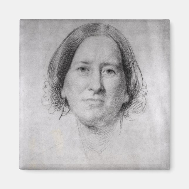 Aimant Première étude pour le portrait de George Eliot (Devant)
