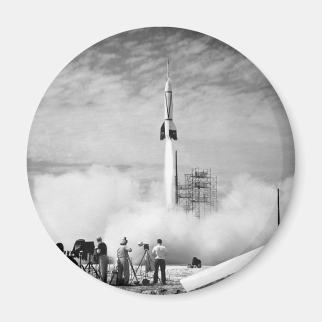 Aimant Première fusée, Cape Canaveral, "Bumper 2" (Devant)